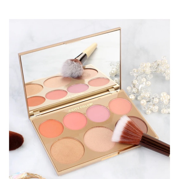💄 City Color Cosmetics Timeless Beauty Blush & Highlighter Palette - Picture 2 of 9